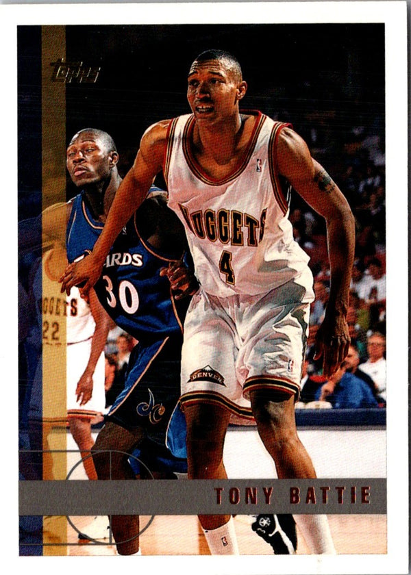 1997 Topps Chrome Refractors Tony Battie #208