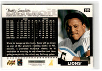 1996 Score Barry Sanders #200