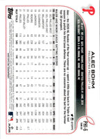 2022 Topps Alec Bohm #PHI-6