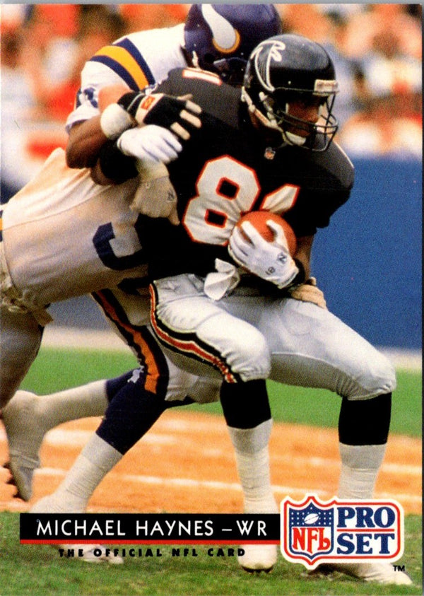 1992 Pro Set Michael Haynes #112