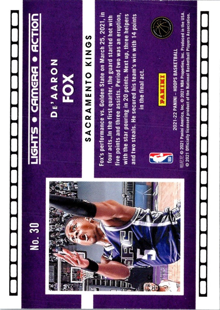 2021 Panini Mosaic De'Aaron Fox