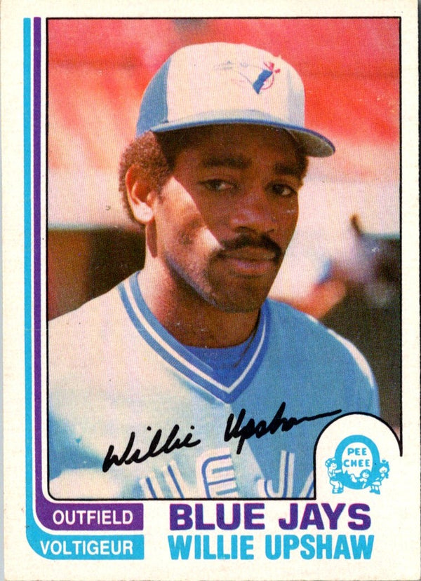 1982 O-Pee-Chee Willie Upshaw #196