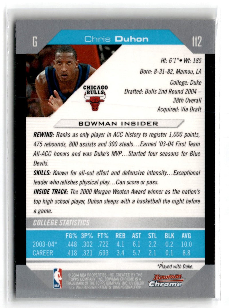 2004 Bowman Chris Duhon