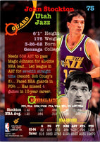 1994 Stadium Club John Stockton #75