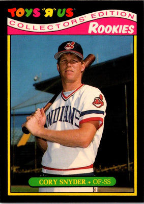 1987 Topps Toys'R'Us Rookies Cory Snyder #25