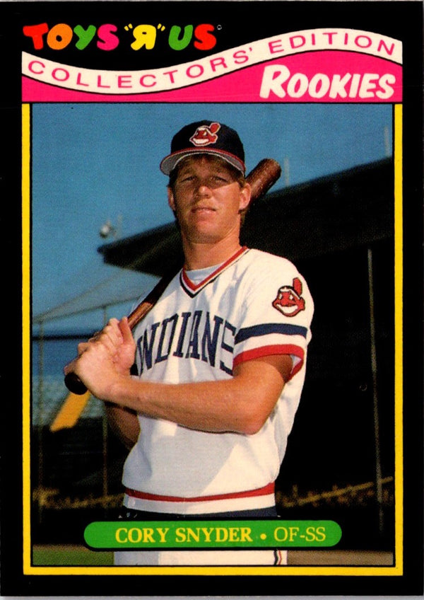 1987 Topps Toys'R'Us Rookies Cory Snyder #25
