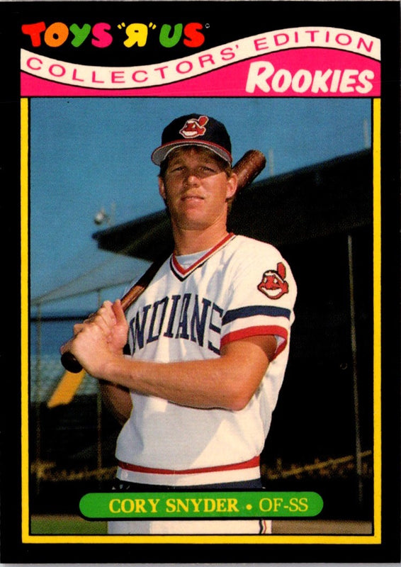 1987 Topps Toys'R'Us Rookies Cory Snyder #25