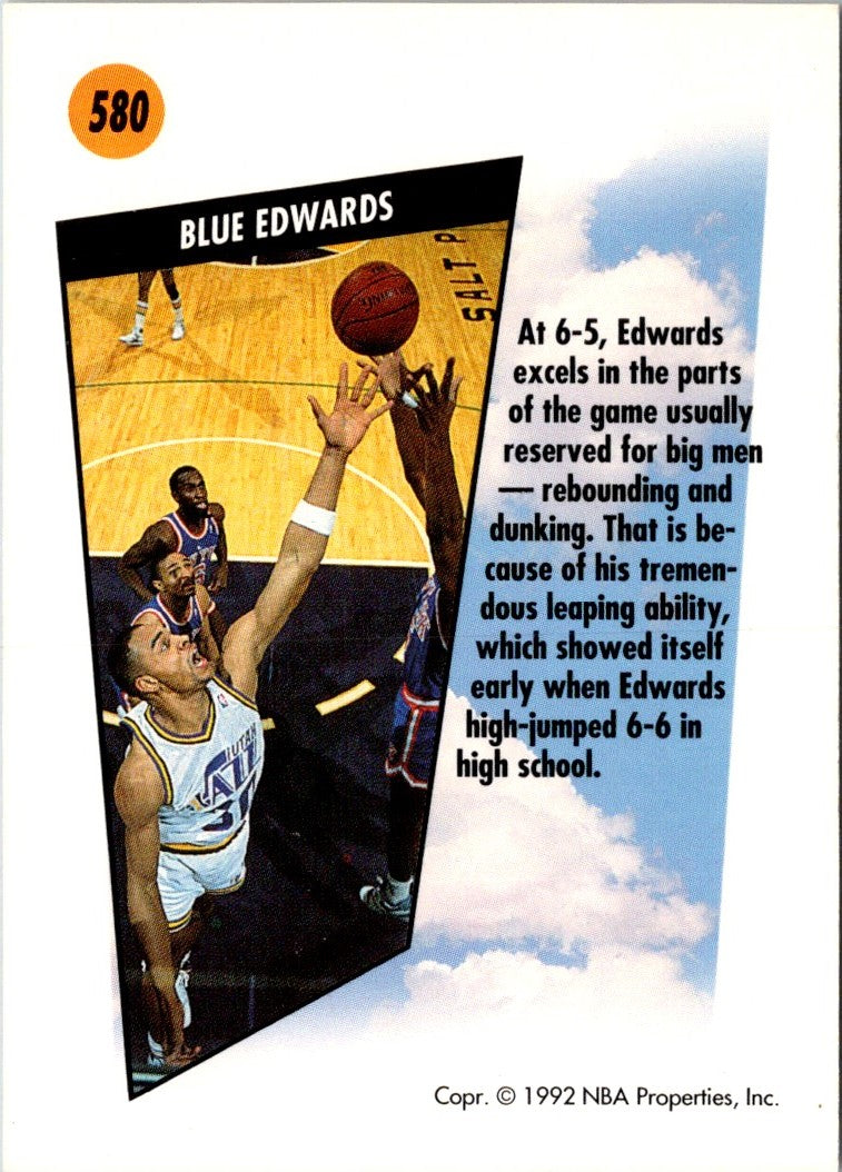 1991 SkyBox Blue Edwards