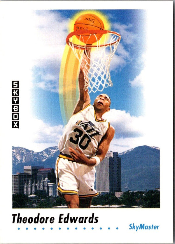 1991 SkyBox Blue Edwards #580