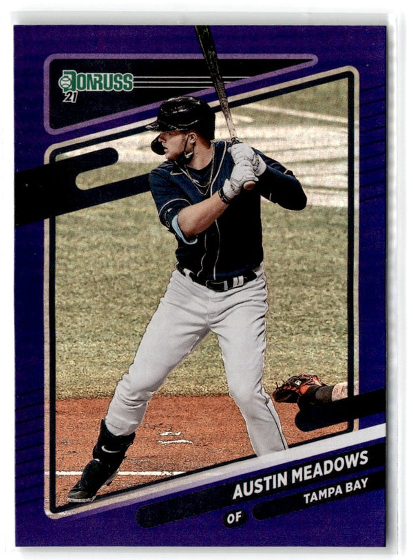 2021 Donruss Holo Blue Austin Meadows #118
