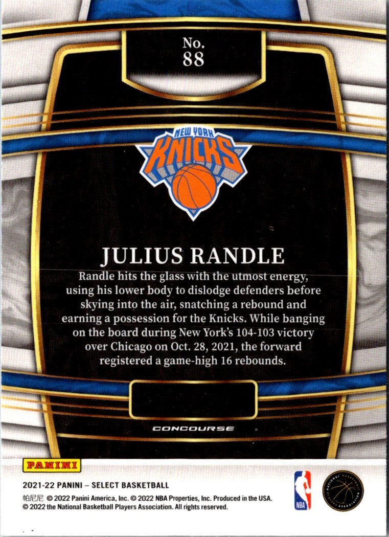 2022 Panini National Treasures Julius Randle