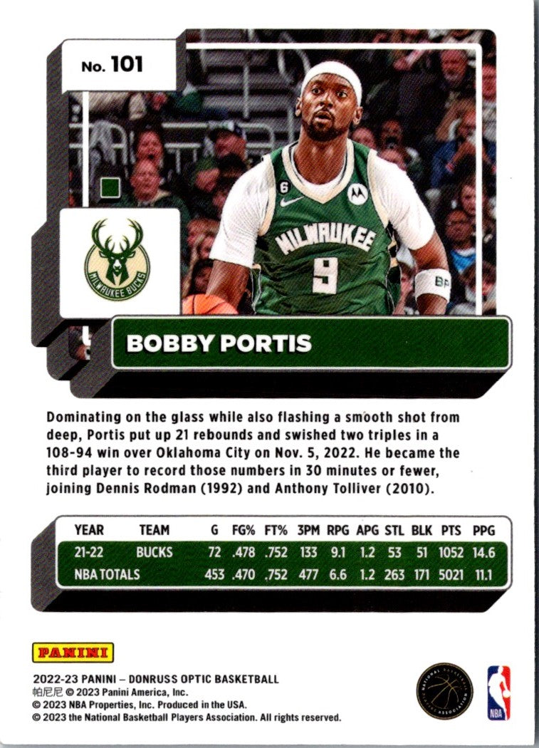 2022 Donruss Optic Bobby Portis