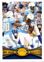 2012 Topps San Diego Chargers: Antoine Cason/Quentin Jammer #101