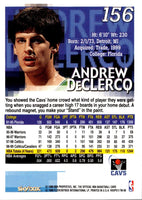 1999 Hoops Andrew DeClercq #156