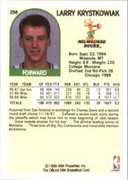 1989 Hoops Larry Krystkowiak #258 Rookie