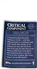 2005 Topps Critical Component Vince Carter