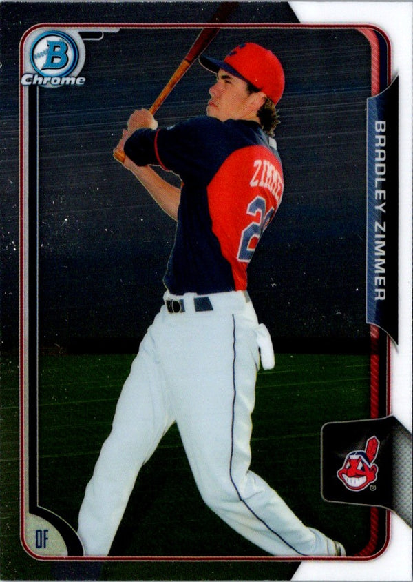 2015 Bowman Chrome Prospects Bradley Zimmer #BCP223