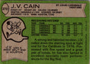 1978 Topps J.V. Cain