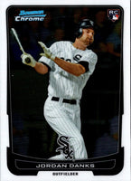 2012 Bowman Chrome Jordan Danks #25 Rookie