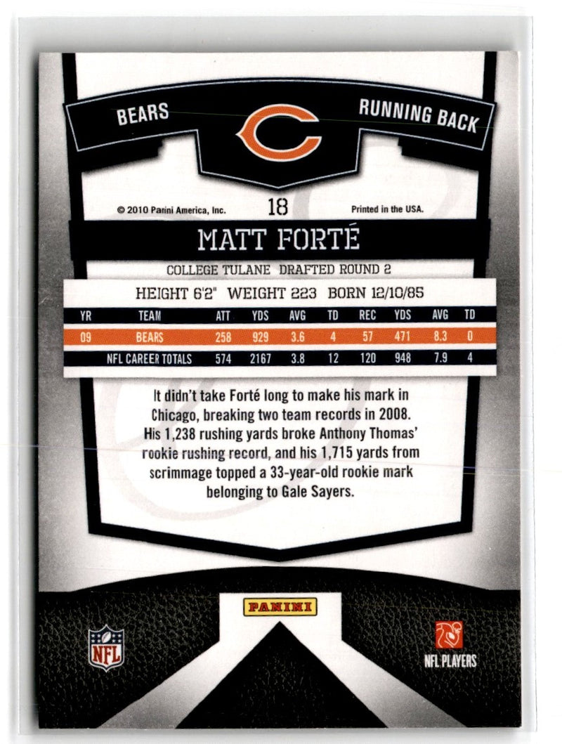 2010 Donruss Elite Matt Forte