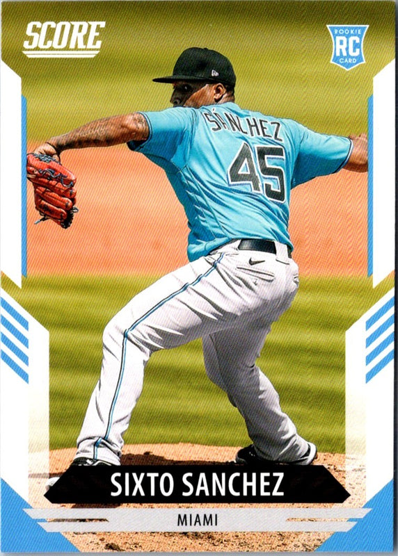 2021 Panini Chronicles Score Sixto Sanchez #15
