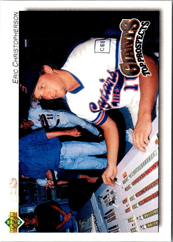 1992 Upper Deck Minors Eric Christopherson #128