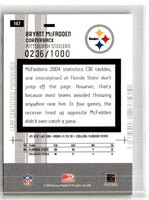 2005 Leaf Certified Materials Bryant McFadden #167 Rookie 0236/1000