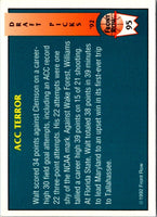 1992 Front Row Draft Picks Walt Williams #95