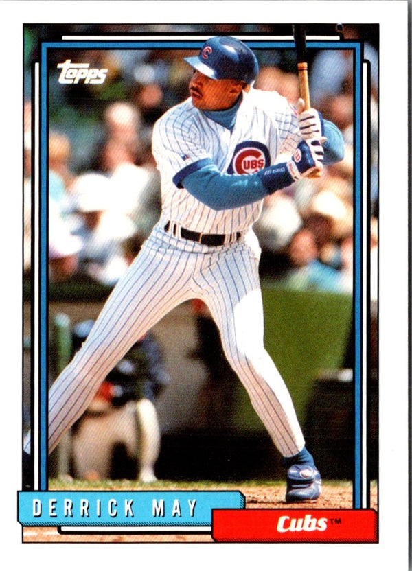 1992 Topps Traded Derrick May #68T