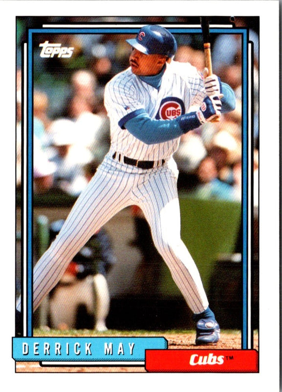 1992 Topps Traded Derrick May #68T
