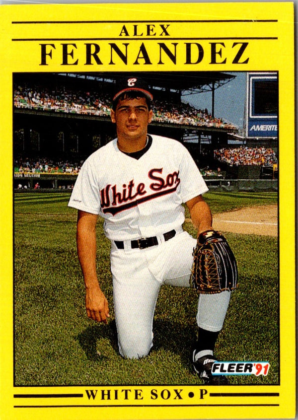 1991 Fleer Alex Fernandez #117