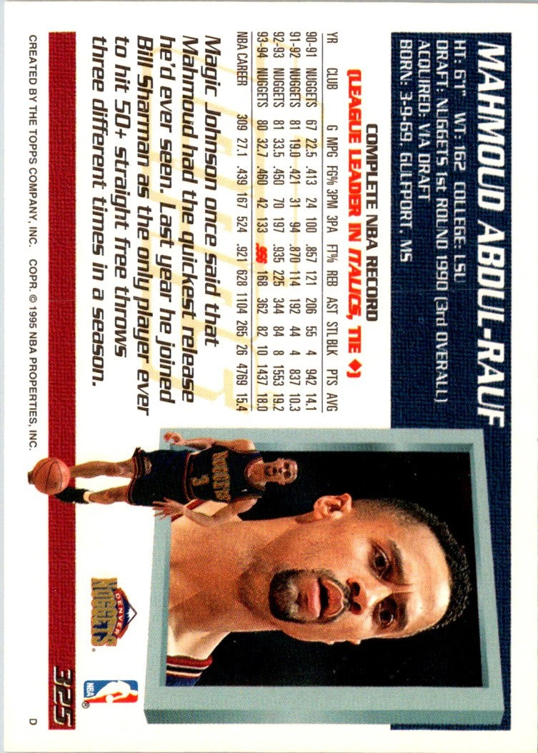 1994 Topps Mahmoud Abdul-Rauf