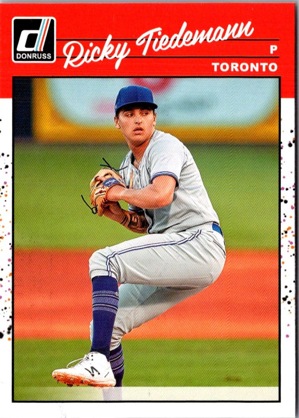 2023 Donruss Ricky Tiedemann #249