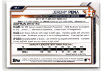 2021 Bowman Prospects Jeremy Pena #BP-11