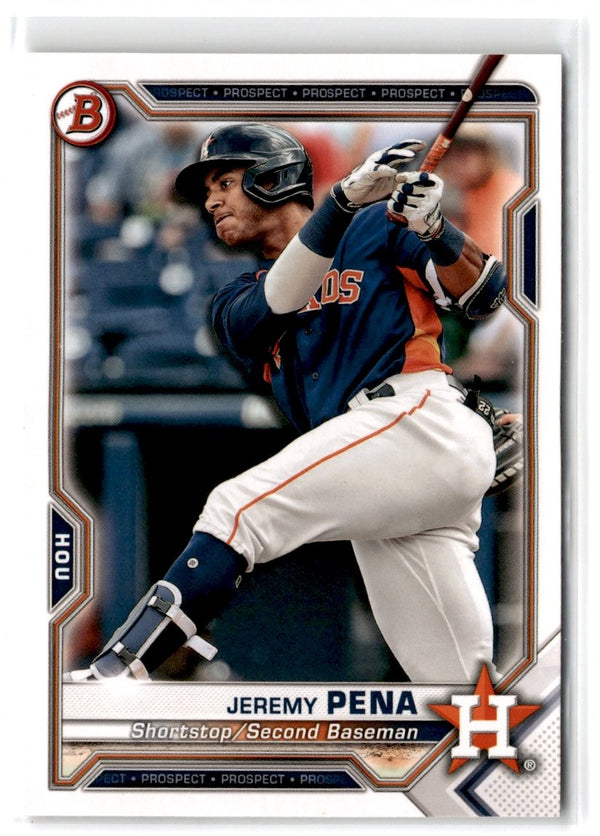 2021 Bowman Prospects Jeremy Pena #BP-11