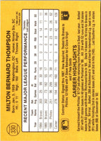 1987 Donruss Milt Thompson #330