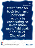 1994 Hoops Philadelphia 76ers #410