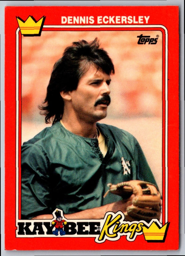 1990 Topps Kay-Bee Kings of Baseball Dennis Eckersley #9