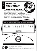 2021 Hoops Red Backs Tyrese Maxey