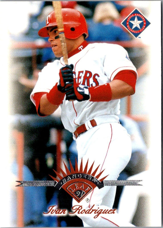 1997 Leaf Ivan Rodriguez #221