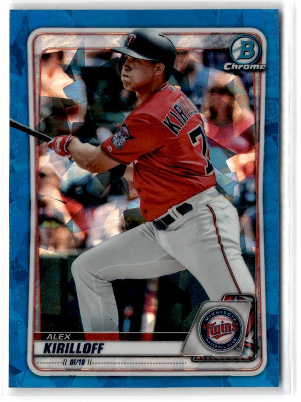 2020 Bowman Chrome Prospects Alex Kirilloff #BCP-80