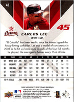 2009 Upper Deck Spectrum Carlos Lee #41