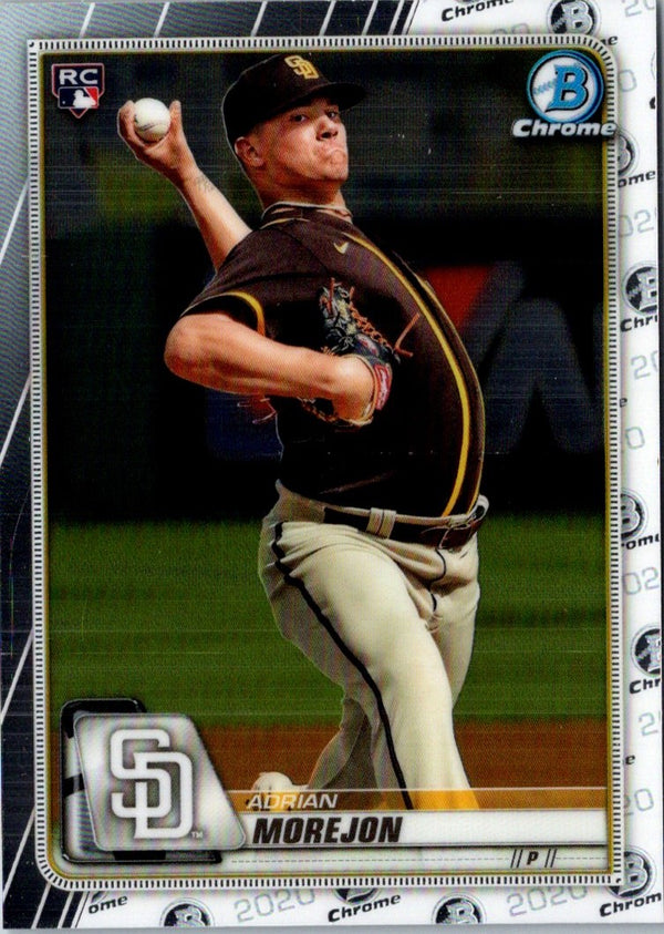 2020 Bowman Chrome Adrian Morejon #48 Rookie