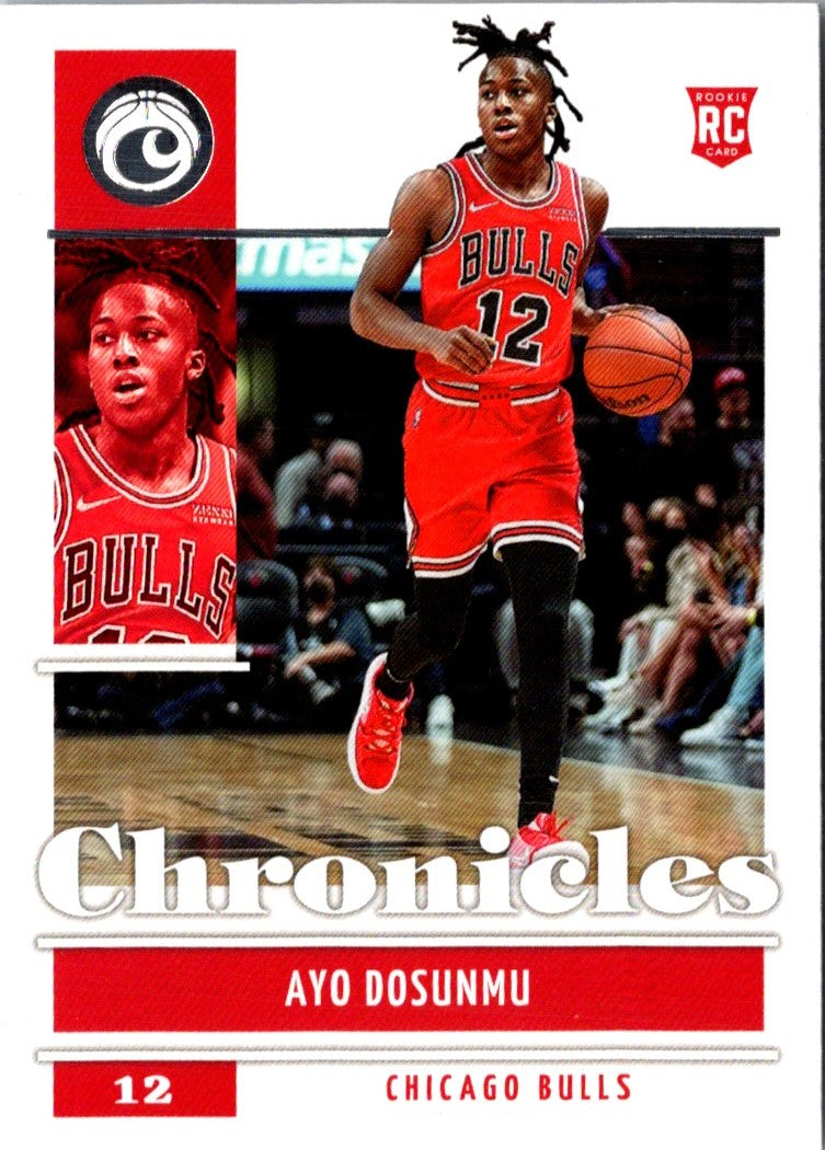 2022 Panini Crown Royale Asia Red Ayo Dosunmu