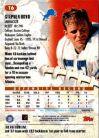 1998 Stadium Club Stephen Boyd #16