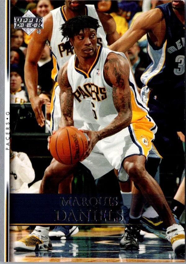 2007 Upper Deck Electric Court Gold Marquis Daniels #131