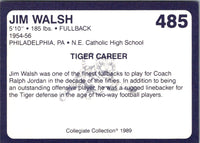 1989 Collegiate Collection Auburn Coke 580 Jim Walsh #485