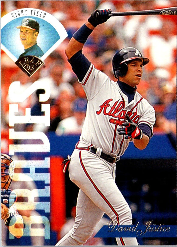 1995 Leaf David Justice #62