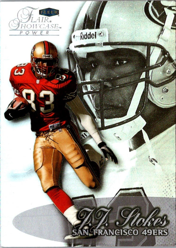 1999 Flair Showcase J.J. Stokes #30