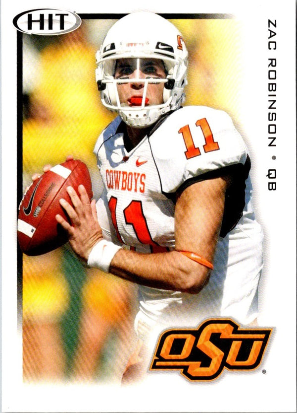 2010 SAGE HIT Zac Robinson #11